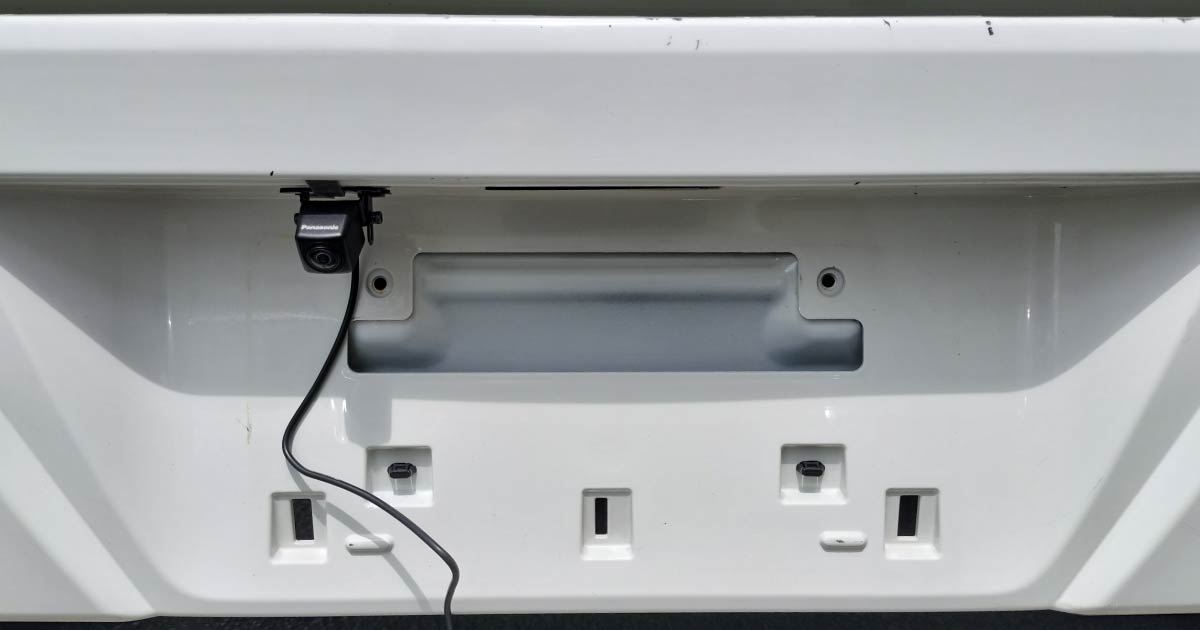 ハイゼットカーゴ（S321V）にバックカメラを取付け